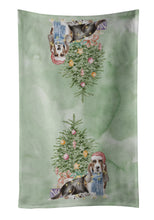 Load image into Gallery viewer, Christmas Basset Hound  Kitchen Towel