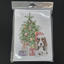 Load image into Gallery viewer, Christmas Basset Hound Puppy #2 Greeting Cards -  Blank Note Cards – 8-Pack of Artist-Designed Cards with Envelopes