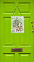 Load image into Gallery viewer, Christmas Basset Hound  #3 Wall or Door Hanging Prints