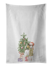 Load image into Gallery viewer, Jack Russell Terrier Smooth Christmas Presents and Tree White Kitchen Towel Set of 2