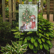 Load image into Gallery viewer, Christmas Jack Russell Terrier Smooth Puppy Garden Flag – Decorative Outdoor Yard Flag
