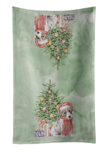 Load image into Gallery viewer, Christmas Jack Russell Terrier Smooth Puppy Kitchen Towel