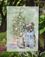 Load image into Gallery viewer, Christmas Black Pug Garden Flag – Decorative Outdoor Yard Flag