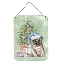 Load image into Gallery viewer, Christmas Fawn Pug Puppy Wall or Door Hanging Prints