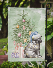 Load image into Gallery viewer, Christmas Black Pug Puppy Garden Flag – Decorative Outdoor Yard Flag
