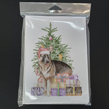 Load image into Gallery viewer, Christmas German Shepherd Greeting Cards -  Blank Note Cards – 8-Pack of Artist-Designed Cards with Envelopes