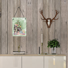 Load image into Gallery viewer, Christmas Rottweiler Wall or Door Hanging Prints