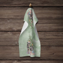 Load image into Gallery viewer, Christmas Rottweiler Kitchen Towel