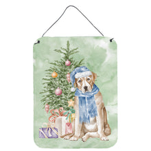 Load image into Gallery viewer, Christmas Yellow Labrador Retriever Wall or Door Hanging Prints