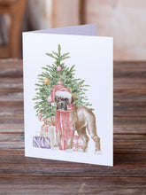 Load image into Gallery viewer, Christmas Boxer Puppy Greeting Cards -  Blank Note Cards – 8-Pack of Artist-Designed Cards with Envelopes