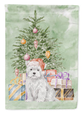 Load image into Gallery viewer, Christmas West Highland White Terrier Puppy Garden Flag – Decorative Outdoor Yard Flag