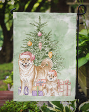 Load image into Gallery viewer, Christmas Shiba Inu Momma and Baby Garden Flag – Decorative Outdoor Yard Flag