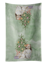 Load image into Gallery viewer, Christmas Sheltie Shetland Sheepdog Kitchen Towel