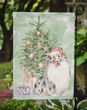 Load image into Gallery viewer, Christmas Sheltie Shetland Sheepdog Merle Garden Flag – Decorative Outdoor Yard Flag