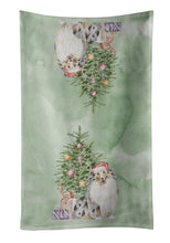 Load image into Gallery viewer, Christmas Sheltie Shetland Sheepdog Merle Kitchen Towel