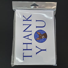 Load image into Gallery viewer, Chihuahua Chocolate #2 Thank You Greeting Cards -  Blank Note Cards – 8-Pack of Artist-Designed Cards with Envelopes