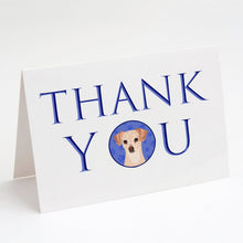 Load image into Gallery viewer, Chihuahua Cream Thank You Greeting Cards -  Blank Note Cards – 8-Pack of Artist-Designed Cards with Envelopes