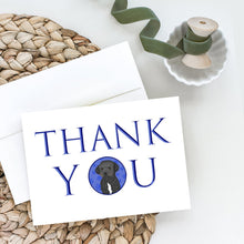Load image into Gallery viewer, Doodle Black and White #1 Thank You Greeting Cards -  Blank Note Cards – 8-Pack of Artist-Designed Cards with Envelopes