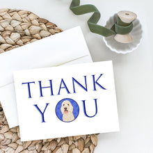 Load image into Gallery viewer, Doodle Cream #5 Thank You Greeting Cards -  Blank Note Cards – 8-Pack of Artist-Designed Cards with Envelopes