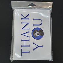 Load image into Gallery viewer, Doodle Silver #2 Thank You Greeting Cards -  Blank Note Cards – 8-Pack of Artist-Designed Cards with Envelopes