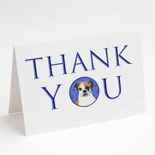 Load image into Gallery viewer, English Bulldog Tricolor #2 Thank You Greeting Cards -  Blank Note Cards – 8-Pack of Artist-Designed Cards with Envelopes