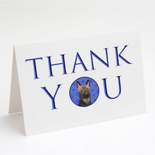 Load image into Gallery viewer, German Shepherd Puppy Thank You Greeting Cards -  Blank Note Cards – 8-Pack of Artist-Designed Cards with Envelopes