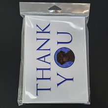 Load image into Gallery viewer, Labrador Retriever Chocolate #1 Thank You Greeting Cards -  Blank Note Cards – 8-Pack of Artist-Designed Cards with Envelopes
