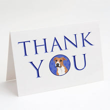 Load image into Gallery viewer, Pit Bull Fawn #3 Thank You Greeting Cards -  Blank Note Cards – 8-Pack of Artist-Designed Cards with Envelopes