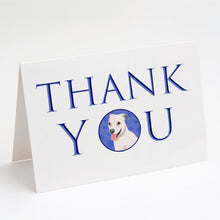 Load image into Gallery viewer, Pit Bull Puppy Thank You Greeting Cards -  Blank Note Cards – 8-Pack of Artist-Designed Cards with Envelopes
