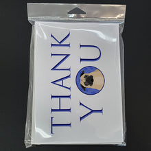 Load image into Gallery viewer, Pug Fawn #1 Thank You Greeting Cards -  Blank Note Cards – 8-Pack of Artist-Designed Cards with Envelopes