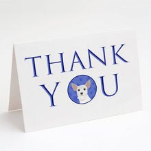 Load image into Gallery viewer, Schnauzer White #2 Thank You Greeting Cards -  Blank Note Cards – 8-Pack of Artist-Designed Cards with Envelopes