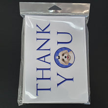 Load image into Gallery viewer, Shih-Tzu Gold #2 Thank You Greeting Cards -  Blank Note Cards – 8-Pack of Artist-Designed Cards with Envelopes