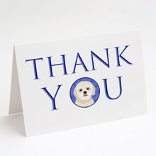 Load image into Gallery viewer, Shih-Tzu Gold #3 Thank You Greeting Cards -  Blank Note Cards – 8-Pack of Artist-Designed Cards with Envelopes