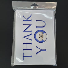 Load image into Gallery viewer, Shih-Tzu Gold #5 Thank You Greeting Cards -  Blank Note Cards – 8-Pack of Artist-Designed Cards with Envelopes