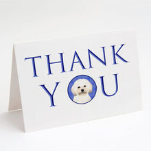Load image into Gallery viewer, Shih-Tzu Gold #5 Thank You Greeting Cards -  Blank Note Cards – 8-Pack of Artist-Designed Cards with Envelopes