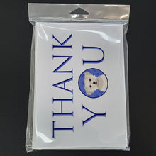 Load image into Gallery viewer, Shih-Tzu Gold #6 Thank You Greeting Cards -  Blank Note Cards – 8-Pack of Artist-Designed Cards with Envelopes