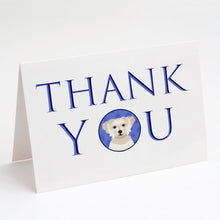 Load image into Gallery viewer, Shih-Tzu Gold #6 Thank You Greeting Cards -  Blank Note Cards – 8-Pack of Artist-Designed Cards with Envelopes