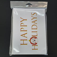 Load image into Gallery viewer, Doodle Cream #4 Happy Holidays Greeting Cards -  Blank Note Cards – 8-Pack of Artist-Designed Cards with Envelopes