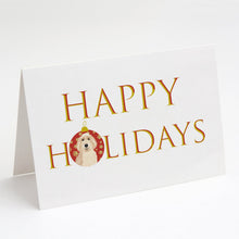 Load image into Gallery viewer, Doodle Fawn #2 Happy Holidays Greeting Cards -  Blank Note Cards – 8-Pack of Artist-Designed Cards with Envelopes