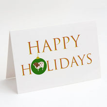 Load image into Gallery viewer, Jacob Sheep Happy Holidays Christmas Greeting Cards -  Blank Note Cards – 8-Pack of Artist-Designed Cards with Envelopes