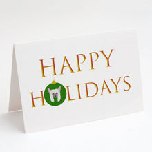 Load image into Gallery viewer, Chinese Crested Happy Holidays Christmas Greeting Cards -  Blank Note Cards – 8-Pack of Artist-Designed Cards with Envelopes