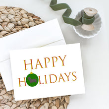 Load image into Gallery viewer, Glen of Imal #1 Happy Holidays Greeting Cards -  Blank Note Cards – 8-Pack of Artist-Designed Cards with Envelopes