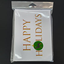 Load image into Gallery viewer, Prague Ratter Happy Holidays Greeting Cards -  Blank Note Cards – 8-Pack of Artist-Designed Cards with Envelopes