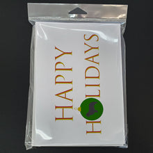 Load image into Gallery viewer, Newfoundland Happy Holidays Greeting Cards -  Blank Note Cards – 8-Pack of Artist-Designed Cards with Envelopes