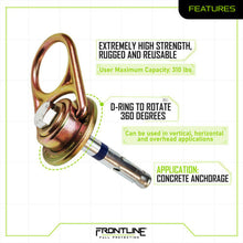 Load image into Gallery viewer, Frontline COM3410K MEGA Swivel 10k Concrete Anchor