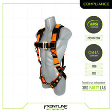 Load image into Gallery viewer, Frontline 50VTB Combat Economy Series Full Body Harness with Tongue Buckle Belt 3X/4X