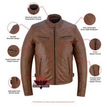 Load image into Gallery viewer, COPPER SLAYER MEN'S Fashion Leather Jacket