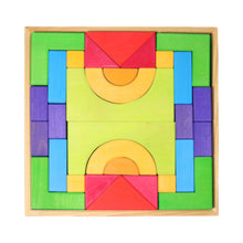 Load image into Gallery viewer, **Pre-order (Ships in 2-3 Weeks)**30 Pcs STAINED Large Basic I Building Block Set with Storage Tray