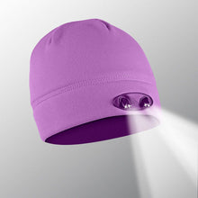 Load image into Gallery viewer, POWERCAP 35/55 Fleece LED Beanie Hat With Lights