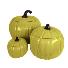 Load image into Gallery viewer, Solid Cactus Green Pumpkin Jars
